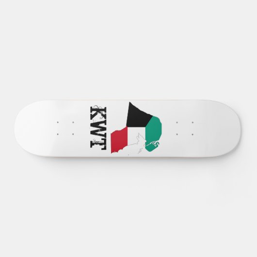 Koeweitse vlag - Kaart Skateboard (Horizontaal)