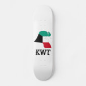 Koeweitse vlag - Kaart Skateboard (Voorkant)