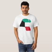 Koeweitse vlag - Kaart T-shirt (Voorkant volledig)
