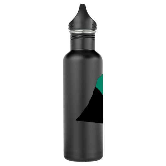 Koeweitse vlag - Kaart Waterfles (Links)