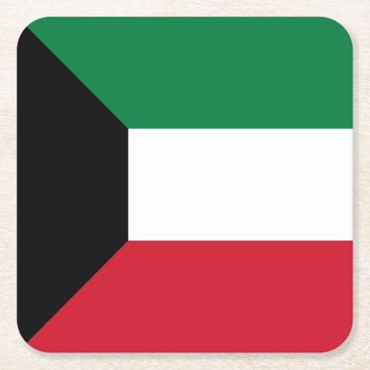 Koeweitse vlag kartonnen onderzetters (Voorkant)