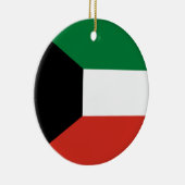 Koeweitse vlag keramisch ornament (Rechts)