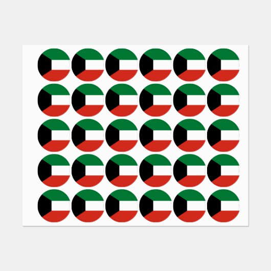 Koeweitse vlag labels (Vel)