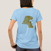 Koeweitse Vlag + Landkaart T-shirt (Achterkant)