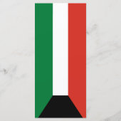 Koeweitse vlag menu (Achterkant)