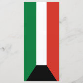 Koeweitse vlag menu (Voorkant)