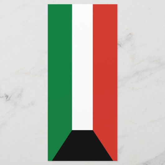 Koeweitse vlag menu (Voorkant)