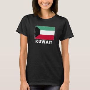 Koeweitse vlag ondersteunt Koeweitse bevolking Vro T-shirt