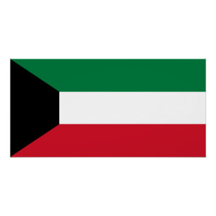 Koeweitse vlag perfect poster