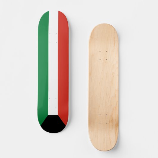 Koeweitse vlag persoonlijk skateboard (Voorkant)