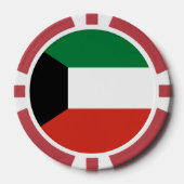 Koeweitse vlag poker chips (Voorkant)