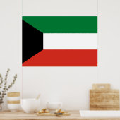 Koeweitse vlag poster (Keuken)