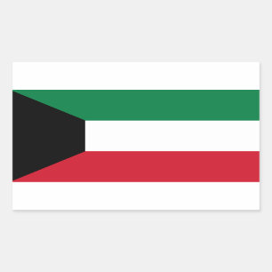 Koeweitse vlag rechthoekige sticker