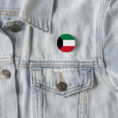 Koeweitse vlag ronde button 3,2 cm (In situ)