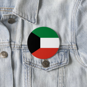 Koeweitse vlag ronde button 7,6 cm