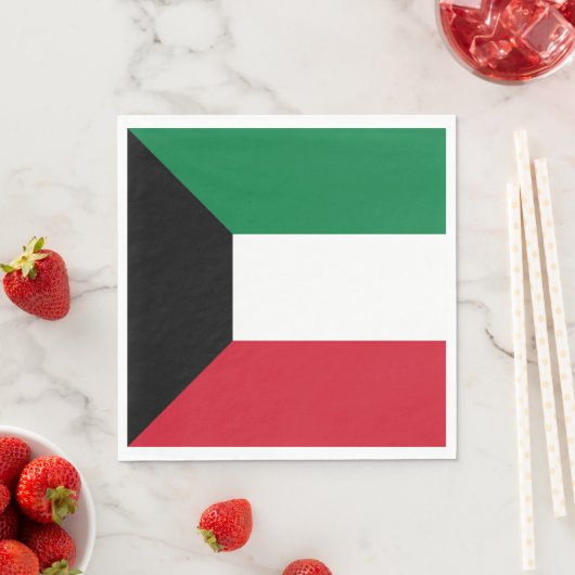 Koeweitse vlag servet (Insitu)