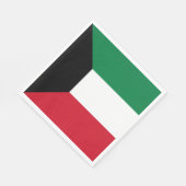 Koeweitse vlag servet (Hoek)