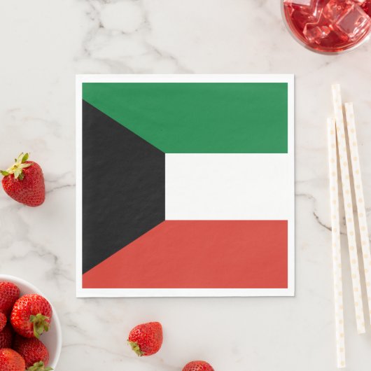 Koeweitse vlag servet (Insitu)