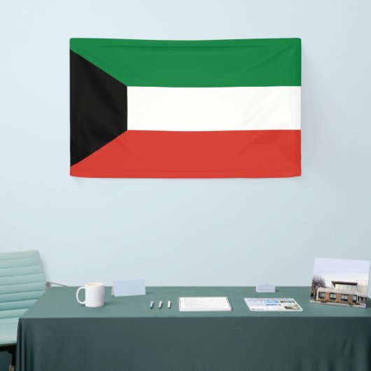 Koeweitse vlag spandoek (Beurs)