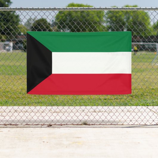 Koeweitse vlag spandoek (Insitu)