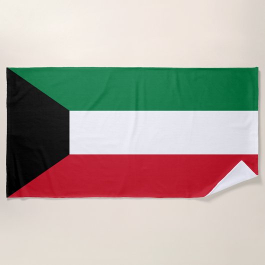 Koeweitse vlag strandlaken (Voorkant)