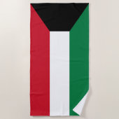 Koeweitse vlag strandlaken (Voorkant)