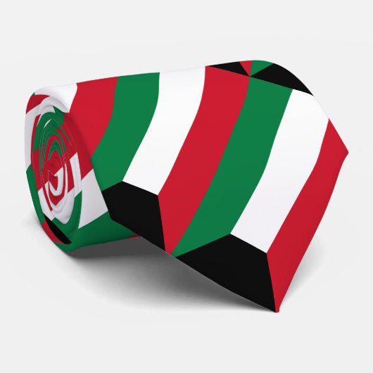 Koeweitse vlag stropdas (Opgerold)