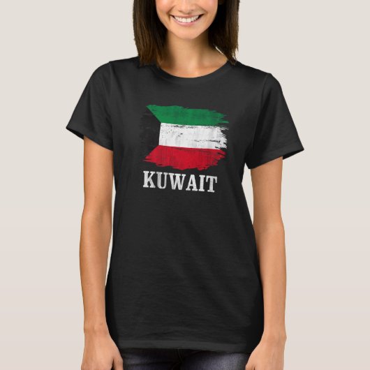  Koeweitse vlag voor Koeweit T-shirt (Voorkant)