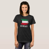  Koeweitse vlag voor Koeweit T-shirt (Voorkant volledig)