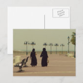 Koeweitse vrouwen winkelen briefkaart (Voorkant / Achterkant)