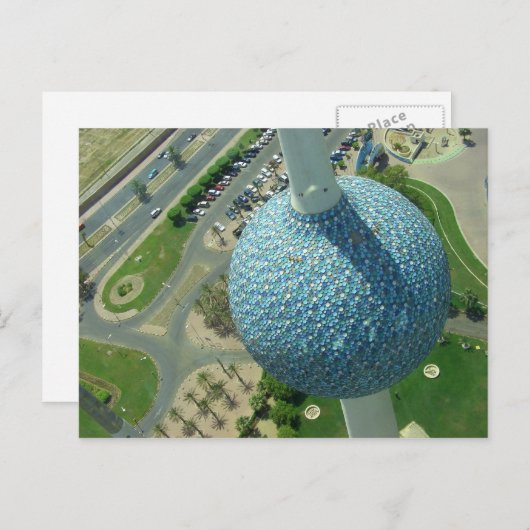 Koeweittorens Birdseye uitzicht Briefkaart (Voorkant / Achterkant)