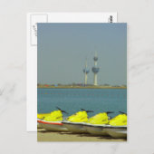 Koeweittorens en Briefkaart voor de jetski (Voorkant / Achterkant)