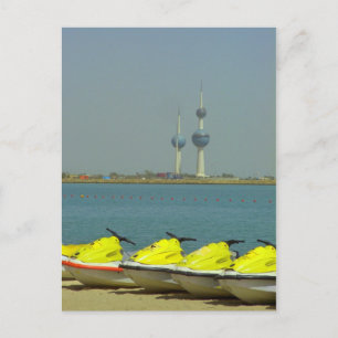 Koeweittorens en Briefkaart voor de jetski