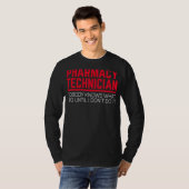 Kofapotheektechnicus Niemand kent apothekers T-shirt (Voorkant volledig)
