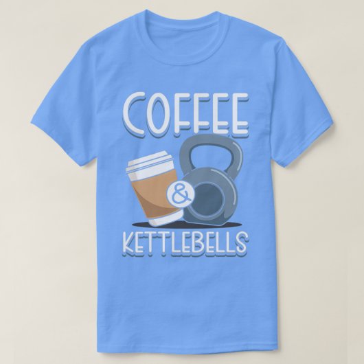 Koffee amp Kettlebells T-shirt (Design voorkant)