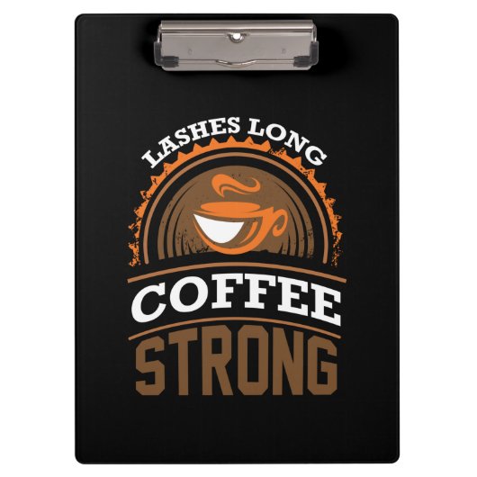 Koffee Art Coffee Sterke Klembord (Voorkant)
