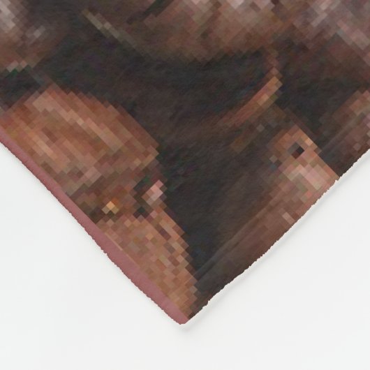 Koffee Bean Blanket Fleece Deken (Hoek)