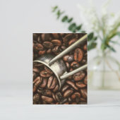 Koffee Bean Briefkaart (Staand voorkant)
