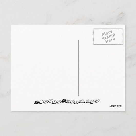 Koffee Bean Owl Briefkaart (Achterkant)