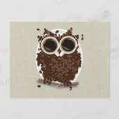 Koffee Bean Owl Briefkaart (Voorkant)