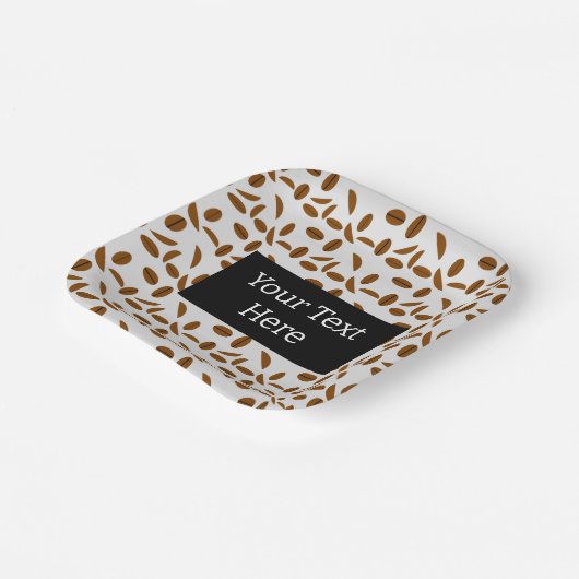 Koffee Bean Papieren Bordje (Gebogen)