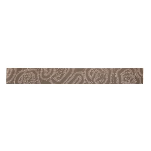 Koffee Bean Satin Ribbon Satijnen Lint (Voorkant)