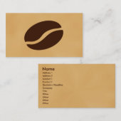 Koffee Bean Visitekaartje (Voorkant / Achterkant)