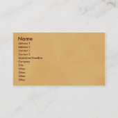 Koffee Bean Visitekaartje (Achterkant)