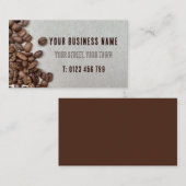 Koffee Bean Visitekaartje (Voorkant / Achterkant)