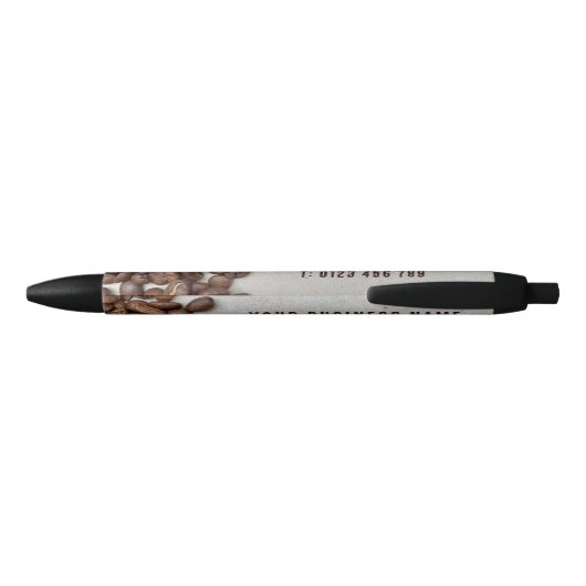 Koffee Bean Zwarte Inkt Pen (Achterkant)