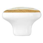 Koffee Froth Leaf Keramische Knop (Zijkant)