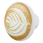Koffee Froth Leaf Keramische Knop (Rechts)