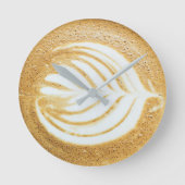 Koffee Froth Leaf Ronde Klok (Voorkant)