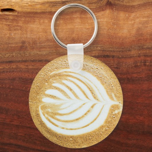 Koffee Froth Leaf Sleutelhanger (Voorkant)